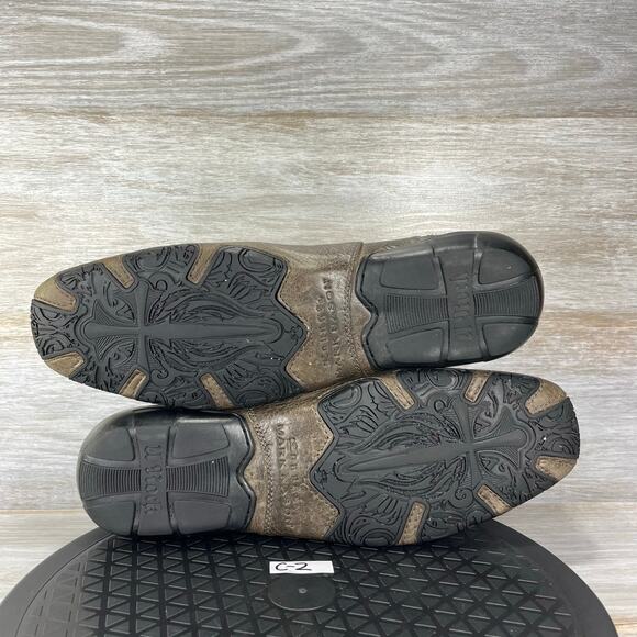 Sketchers Men’s Lounge Mark Nason Grey Leather Slip On Loafers Size 9.5 - Picture 8 of 8